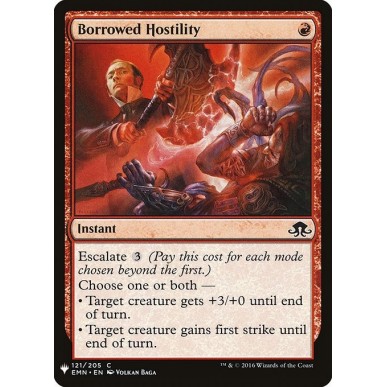 Borrowed Hostility
