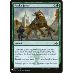 Pack's Favor