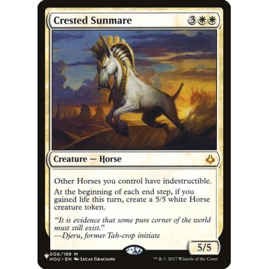 Crested Sunmare