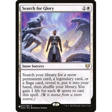 Search for Glory