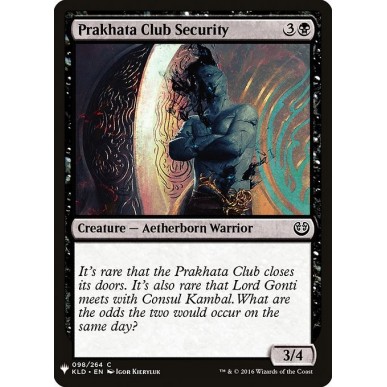 Prakhata Club Security
