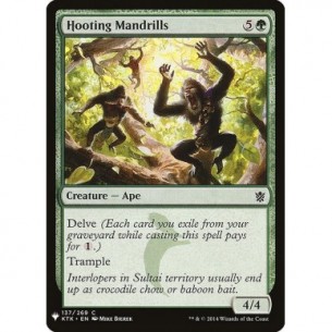 Hooting Mandrills