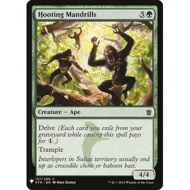 Hooting Mandrills