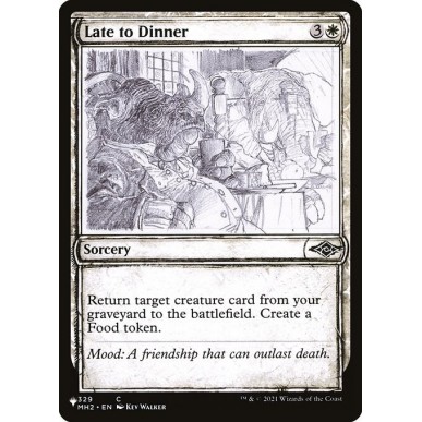Late to Dinner