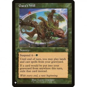 Gaea's Will