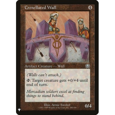 Crenellated Wall