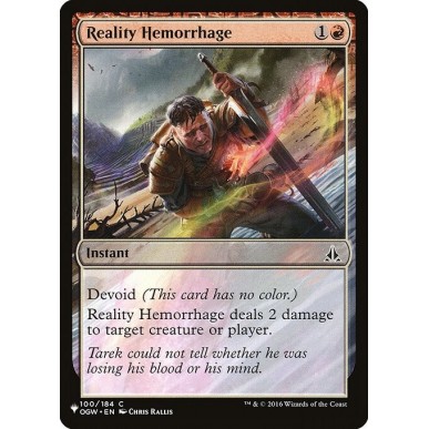 Reality Hemorrhage