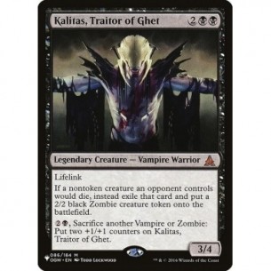 Kalitas, Traitor of Ghet