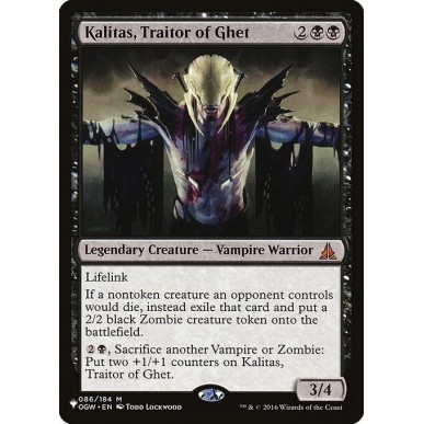 Kalitas, Traitor of Ghet
