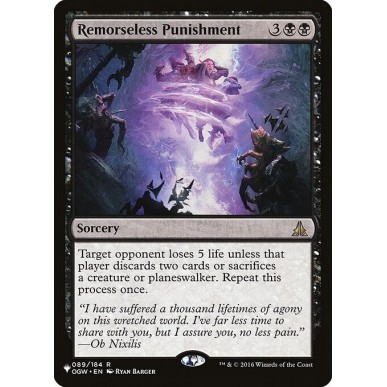 Remorseless Punishment