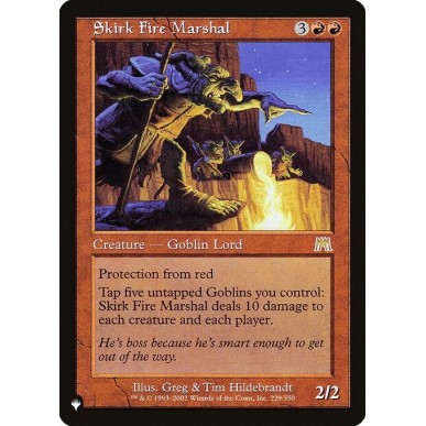Skirk Fire Marshal
