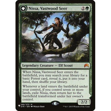 Nissa, Vastwood Seer // Nissa, Sage...