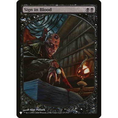 Sign in Blood