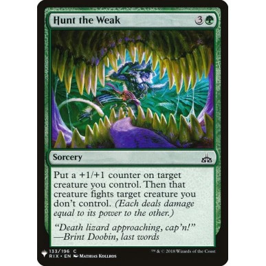 Hunt the Weak