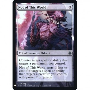 Not of This World