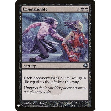 Exsanguinate