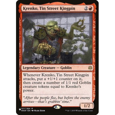 Krenko, Tin Street Kingpin
