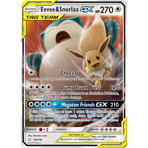 Eevee & Snorlax-GX