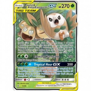 Rowlet & Alolan Exeggutor-GX