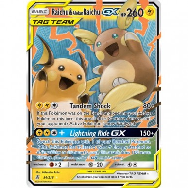 Raichu & Alolan Raichu-GX