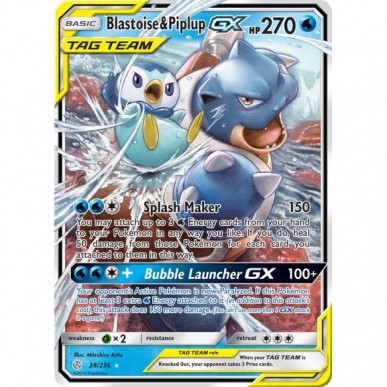 Blastoise & Piplup-GX