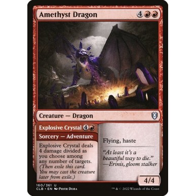 Amethyst Dragon // Explosive Crystal