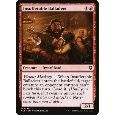 Insufferable Balladeer