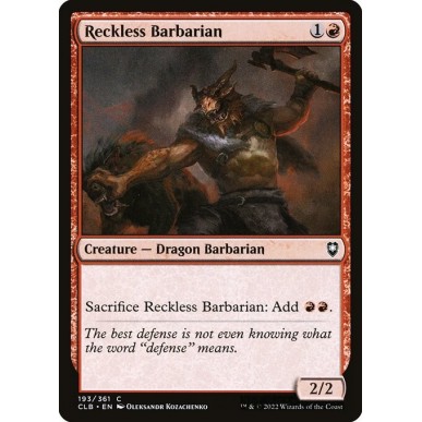 Reckless Barbarian