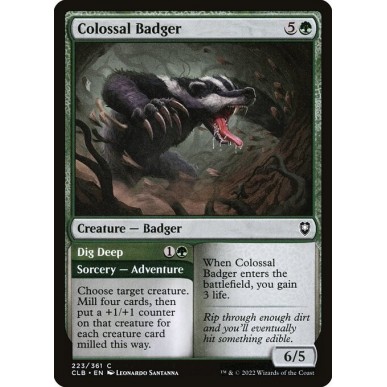 Colossal Badger // Dig Deep