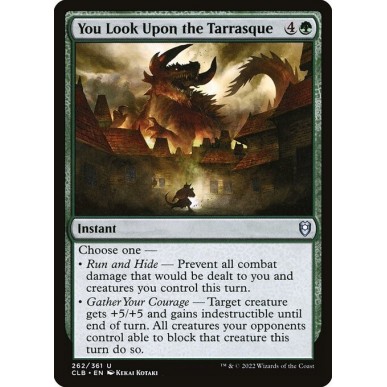 You Look Upon the Tarrasque
