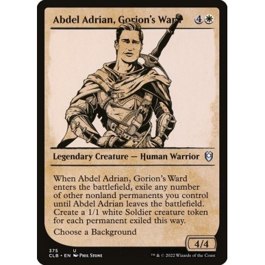 Abdel Adrian, Protetto di Gorion