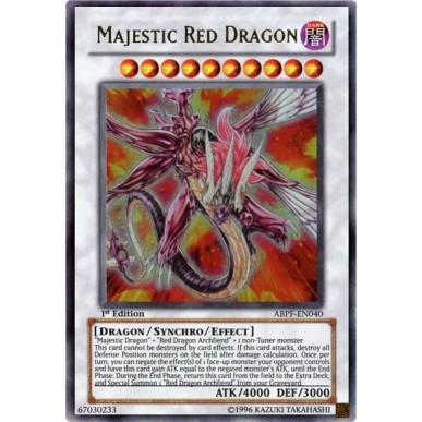 Drago Rosso Maestoso (V.1 - Ultra Rare)