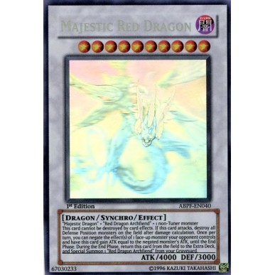 Majestic Red Dragon (V.3 - Ghost Rare)