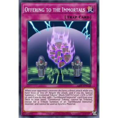 Offerta agli Immortali