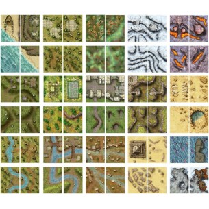 Giant Book of Battle Mats - Wilds, Wrecks & Ruins 2