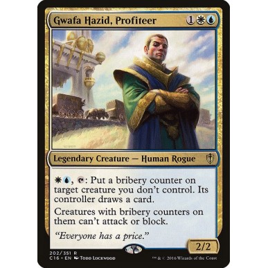 Gwafa Hazid, Profittatore