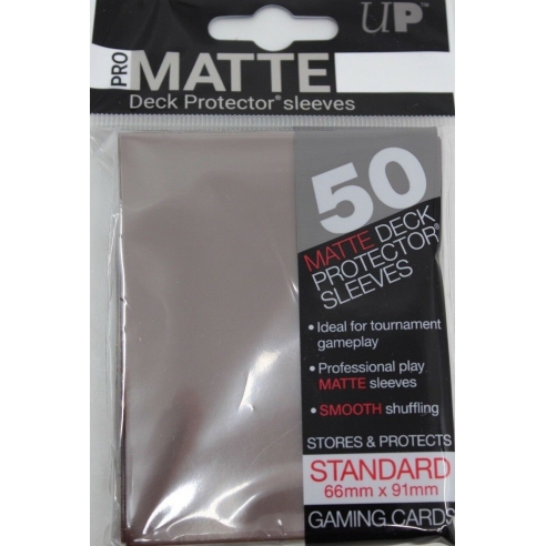 Standard - PRO-Matte - Matte Brown (50 Bustine) - Ultra Pro Bustine Protettive