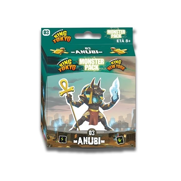 King of Tokyo - Monster Pack Anubi (Espansione) Giochi Semplici e Family Games