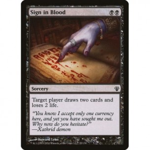 Sign in Blood