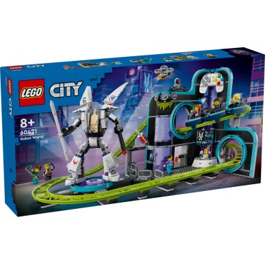 LEGO City - 60421 - Montagne Russe di Robot World