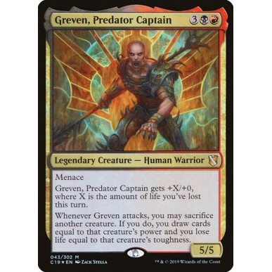 Greven, Capitano della Predatrice