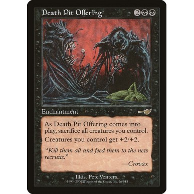 Offerta per la Fossa della Morte
