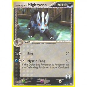 Team Aqua's Mightyena