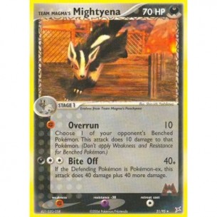 Team Magma's Mightyena