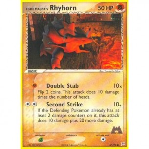 Team Magma's Rhyhorn