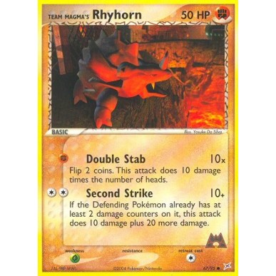 Team Magma's Rhyhorn