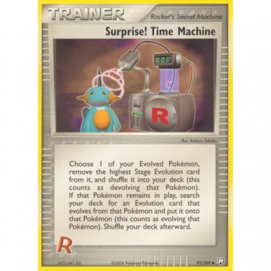 Surprise! Time Machine