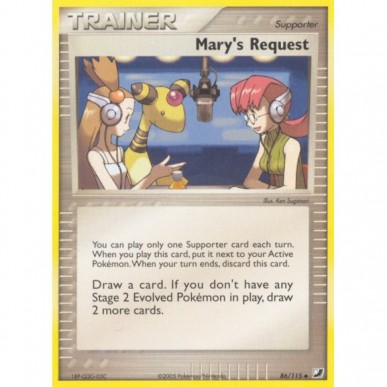 Mary's Request