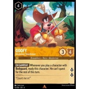 Goofy - Musketeer Swordsman