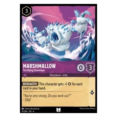 Marshmallow - Terrifying Snowman